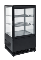 COOL HEAD Šaldoma vitrina RC58B, juoda, 58 l. RC 58B | E-gastro
