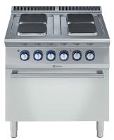 ELECTROLUX Elektrinė viryklė 4 kvadratinių kaitviečių, 800 mm su elektrine orkaite, 380-400V/16,4 kW 371018 | E-gastro