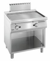BARTSCHER Dujinė kepimo plokštuma 700, lygi, ant atviros spintelės, 800 mm, 14 kW 2855081 | E-gastro