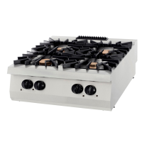 MAXIMA Premium dujinė viryklė, 4 degiklių, dviguba, 90 cm, 40 kW 09398517 | E-gastro