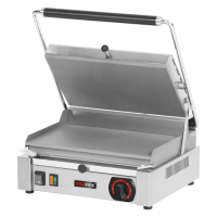 REDFOX Elektrinė lygi panini grilinė su lygiomis viršutine ir apatine plokštėmis 37 × 24 cm 230 V PM 2015 LL 00011370 | E-gastro
