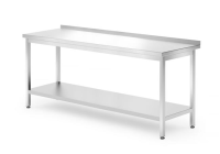 HENDI Sieninis stalas su lentyna, surenkamas, Profi Line, 1800x700x(H)850mm 812761 | E-gastro