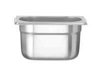 HENDI Konteineris GN 1/9, Profi Line, 1 L, nerūdijančio plieno, 176x108x(H)100 mm 801826 | E-gastro