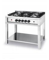 HENDI dujinė viryklė – 5 degikliai, atviras rėmas, HENDI, Kitchen Line, 14,3kW, 900x640x(H)910mm 225806 | E-gastro