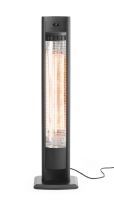 HENDI Infraraudonųjų spindulių šildytuvas TORNADO, juodas, 230V/2000W, 210x270x(H)1060 mm 272435 | E-gastro