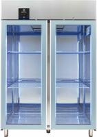ELECTROLUX Šaldytuvas, 1430 L., su 2 stiklinėmis durelėmis, nerūdijantis plienas, +2/+10°C, 220-240V/0,15kW 725345 | E-gastro