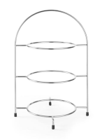 HENDI Kelių aukštų lėkščių stovas, iki 3 lėkštėms Ø275 mm, 290×290×(H)440 mm 425473 | E-gastro