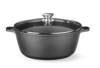 HENDI Troškintuvas su nelimpančia danga, 7,5L, Juodas, 387x310x(H)130mm 611036 | E-gastro