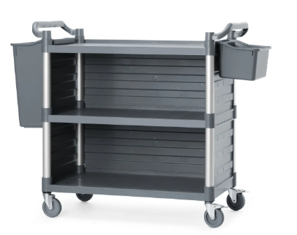 HENDI polipropileno vežimėlis su 3 lentynomis, didelis, „AmerBox“, 1010 x 500 x (A) 960 mm 816271 | E-gastro