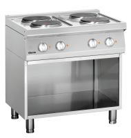 BARTSCHER Elektrinė viryklė 700, 4 kaitviečių ant spintelės, 400V / 4 x 2,6 kW 286104 | E-gastro
