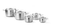 HENDI Vidutinio dydžio puodas su dangčiu Kitchen Line, 6L, Ø240x(H)135mm 836309 | E-gastro