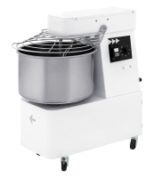 HENDI Spiralinė tešlos maišyklė su įtvirtintu dubeniu, 2 greičiai, 32 l, 400V/1700W, 435x750x(H)810 mm 222874 | E-gastro