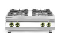 HENDI dujinė viryklė, 4 degikliai, Kitchen Line – statoma ant stalviršio, Kitchen Line, 19kW, 800x700x(H)310mm 227381 | E-gastro
