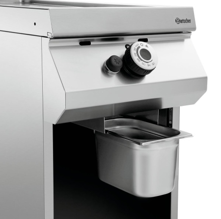 BARTSCHER Dujinė kepimo plokštuma ant atviros spintelės, lygi, 400 mm, 9 kW 2955041 | E-gastro