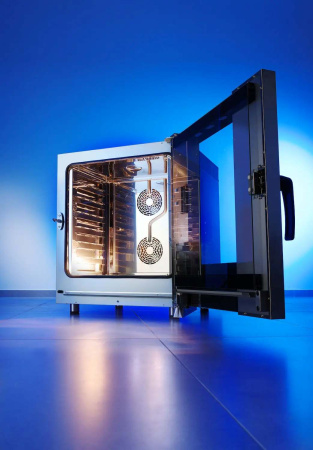 HENDI Konvekcinė garinė krosnis 6x GN 1/1, elektrinė, elektromechaninis valdymas, 730x784x(H)850mm 221587 | E-gastro