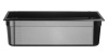 HENDI GN 1/1 konteineris iš juodo polikarbonato, 21L, Juodas, 530x325x(H)150mm