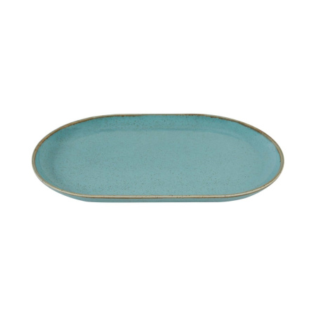 FINE DINE Ovali lėkštė Laguna, melsva, 320x200mm, 6 vnt. 04ALM002565 | E-gastro