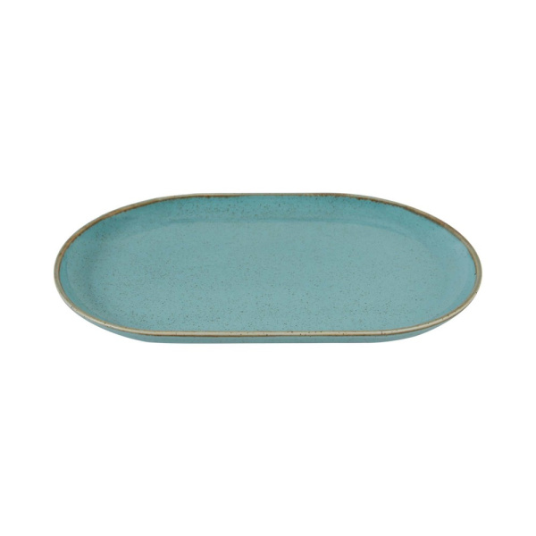 FINE DINE Ovali lėkštė Laguna, melsva, 320x200mm, 6 vnt. 04ALM002565 | E-gastro