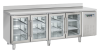 COOL HEAD Šaldomas stalas SRG4200, stiklinės durys 325x410mm padėklams, 230V/450W, 625x950x2250mm SRG 4200 | E-gastro