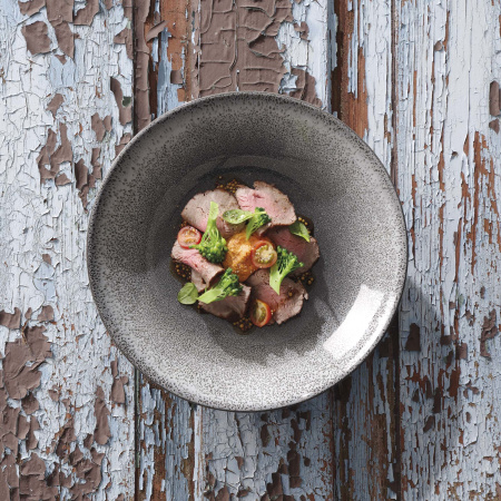 FINE DINE Gili lėkštė Twilight, pilka, ø260 mm, 6 vnt. 04ALM004720 | E-gastro