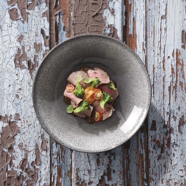 FINE DINE Gili lėkštė Twilight, pilka, ø260 mm, 6 vnt. 04ALM004720 | E-gastro