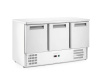 ARKTIC 3 durų šaldytuvas su stalviršiu 219 L 1365x700x(H)850mm 236147 | E-gastro