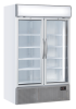 COOL HEAD Dviejų durų gėrimų šaldytuvas su švieslente TKG1000H, baltas, 1082 l. TKG 1000H | E-gastro