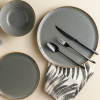 FINE DINE Plati lėkštė Stone, tamsiai pilka, ø 200 mm, 6 vnt. 04ALM005307 | E-gastro