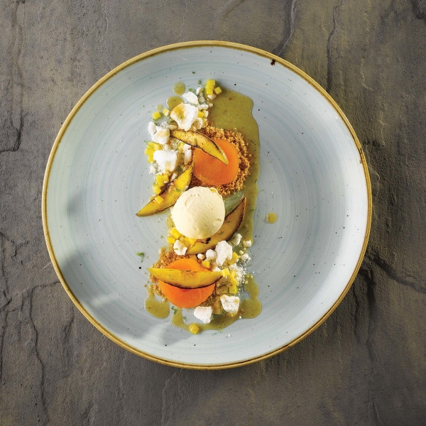 FINE DINE Lėkštė Duck Egg Blue, melsva, ø324 mm, 6 vnt. SDESEV121 | E-gastro