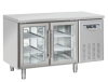 COOL HEAD Šaldomas stalas SRG2100, stiklinės durys 325x410mm padėklams, 230V/362W, 625x850x1350mm SRG 2100 | E-gastro