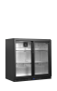 TEFCOLD Pobarinis šaldytuvas BA21S, 2 stumdomos stiklinės durys, 196 l., 900 x 515 x 900 mm 45473 | E-gastro