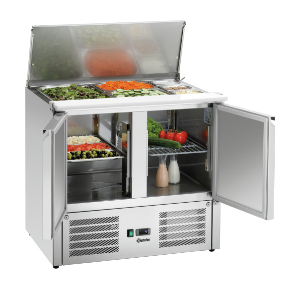 BARTSCHER Saladetė 900T2, 2 x 1/1 GN + 3 x 1/6 GN, 230V/0,204kW 200356 | E-gastro