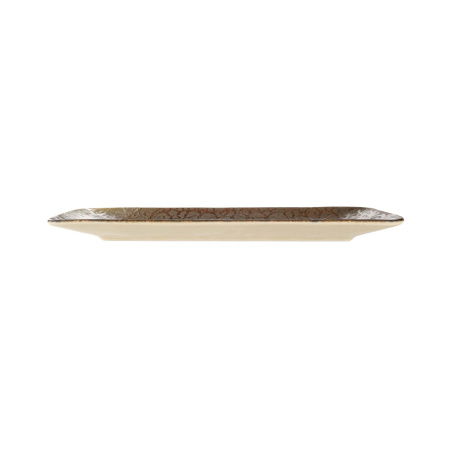 FINE DINE Stačiakampė lėkštė Genesis, ruda, 280x150 mm, 6 vnt. 04SWA000029 | E-gastro