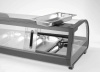 ARKTIC Suši vitrina 4 x GN 1/3 (A) 40 mm., Juoda, 1177x426x(H)296mm 274071 | E-gastro