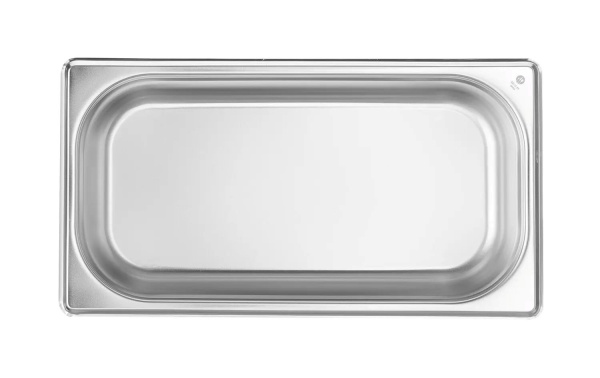 HENDI Konteineris GN 1/3, Budget Line, 2,5L, nerūdijantis plienas, 325x176x(H)65mm 800423 | E-gastro