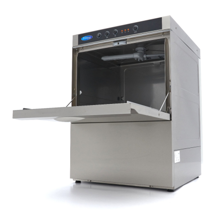 MAXIMA Po stalviršiu montuojama indaplovė 50 x 50 cm su drenažo skalavimo priemonės ir muilo siurbliais, analoginis ekranas 400 V 09240070 | E-gastro