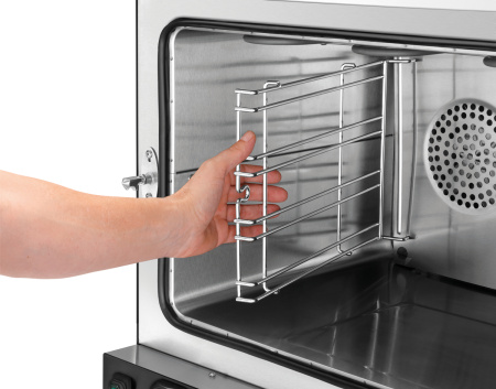 BARTSCHER Konvekcinė krosnis AT230-MDI S, juoda, su grilio funkcija, 4 GN 1/1, 230V/3kW 120827 | E-gastro