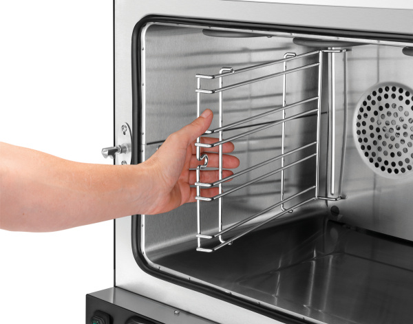 BARTSCHER Konvekcinė krosnis AT230-MDI S, juoda, su grilio funkcija, 4 GN 1/1, 230V/3kW 120827 | E-gastro