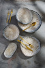 FINE DINE Trikampė lėkštė Ammonite, ø190 mm, 6 vnt. 200285 | E-gastro