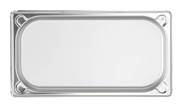 HENDI Konteineris GN 1/3, Kitchen Line, 0,6L, nerūdijantis plienas, 325x176x(H)20 mm 806401 | E-gastro