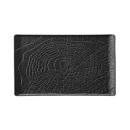 FINE DINE Stačiakampė lėkštė Crust, juoda, 295x148 mm, 3 vnt. 769836 | E-gastro