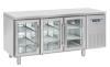 COOL HEAD Šaldomas stalas SRG3100, stiklinės durys 325x410mm padėklams, 230V/372W, 625x850x1800mm SRG 3100 | E-gastro