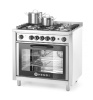 HENDY dujinė viryklė, 5 degikliai su elektrine orkaite, 14,3 kW, 900x600x850/900 (H) mm 225707 | E-gastro