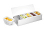 HENDI Ingridientų laikymo dėžė - 5 dalių, 375x140x90 (H) mm 552100 | E-gastro