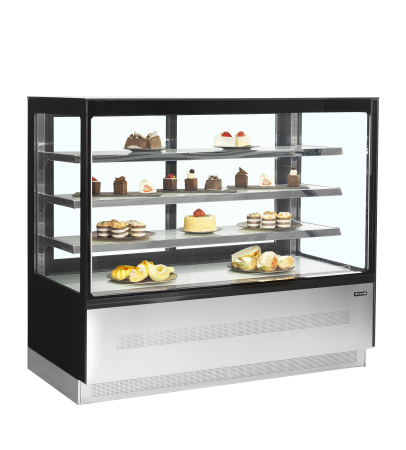 TEFCOLD Šaldymo vitrina LPD1503F BLACK 31538 | E-gastro