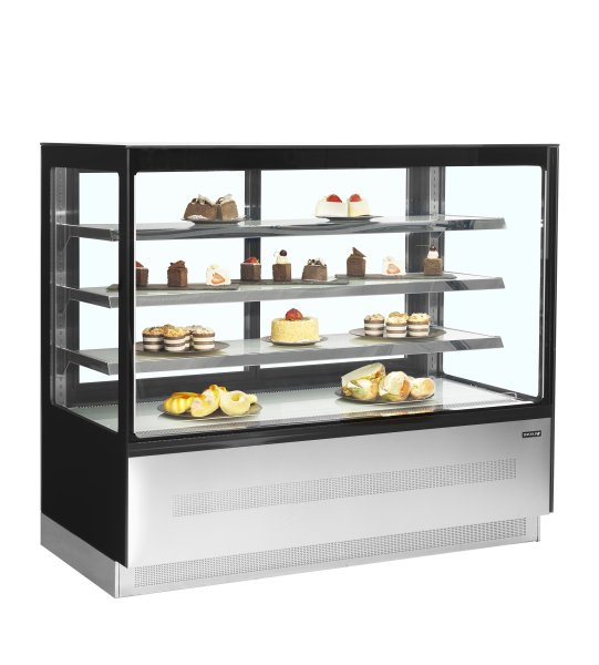 TEFCOLD Šaldymo vitrina LPD1503F BLACK 31538 | E-gastro