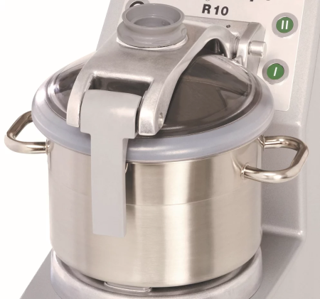 Robot Coupe Kintamo greičio kuteris R 10 V.V., nerūdijančio plieno, 11,5 l., 220-240V/2,6kW 21385 | E-gastro