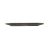 FINE DINE Stačiakampė lėkštė Ironstone, juoda, 150x280 mm, 6 vnt. 04SWA000025 | E-gastro