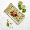FINE DINE Stačiakampė lėkštė Olive, žalia, 300x150mm, 6 vnt. 769669 | E-gastro