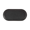 FINE DINE Ovali lėkštė Coal, juoda, 300x150mm, 6 vnt. 04ALM001952 | E-gastro